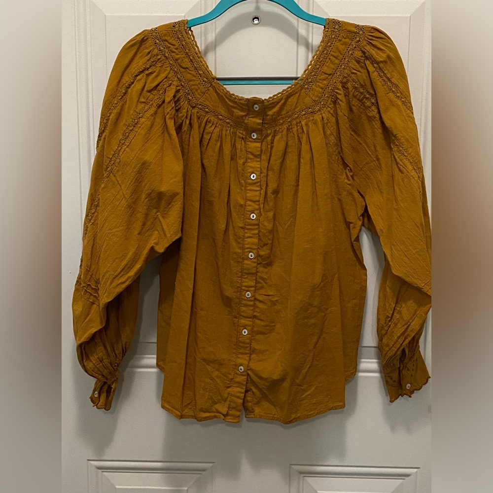 Free People Embroidered Blouse - Picture 5 of 10